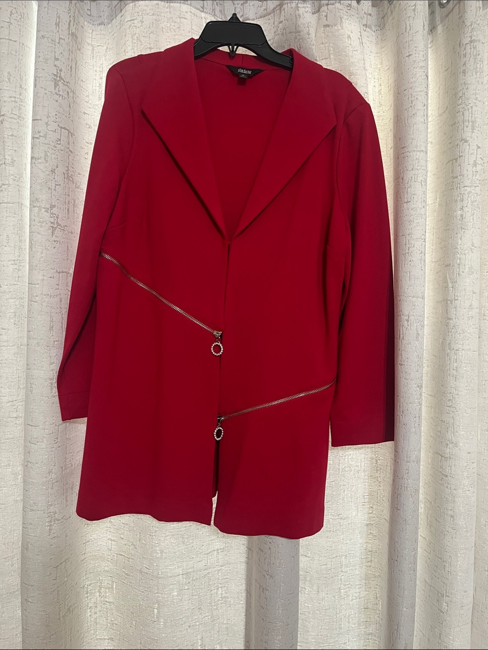 Talbots Red Blazer-Style Jacket - Picture 2 of 5